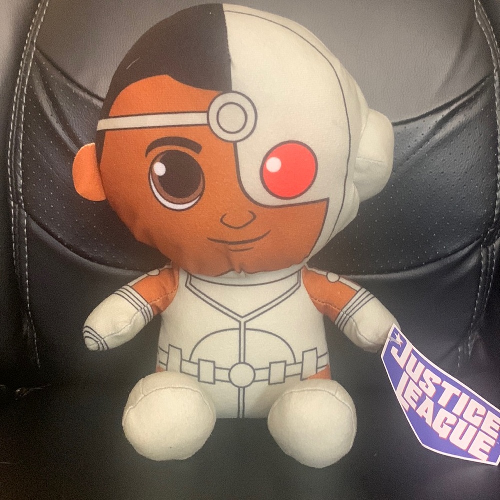 DC Comics Cyborg Plush 10” Justice League Toy Factory NWT